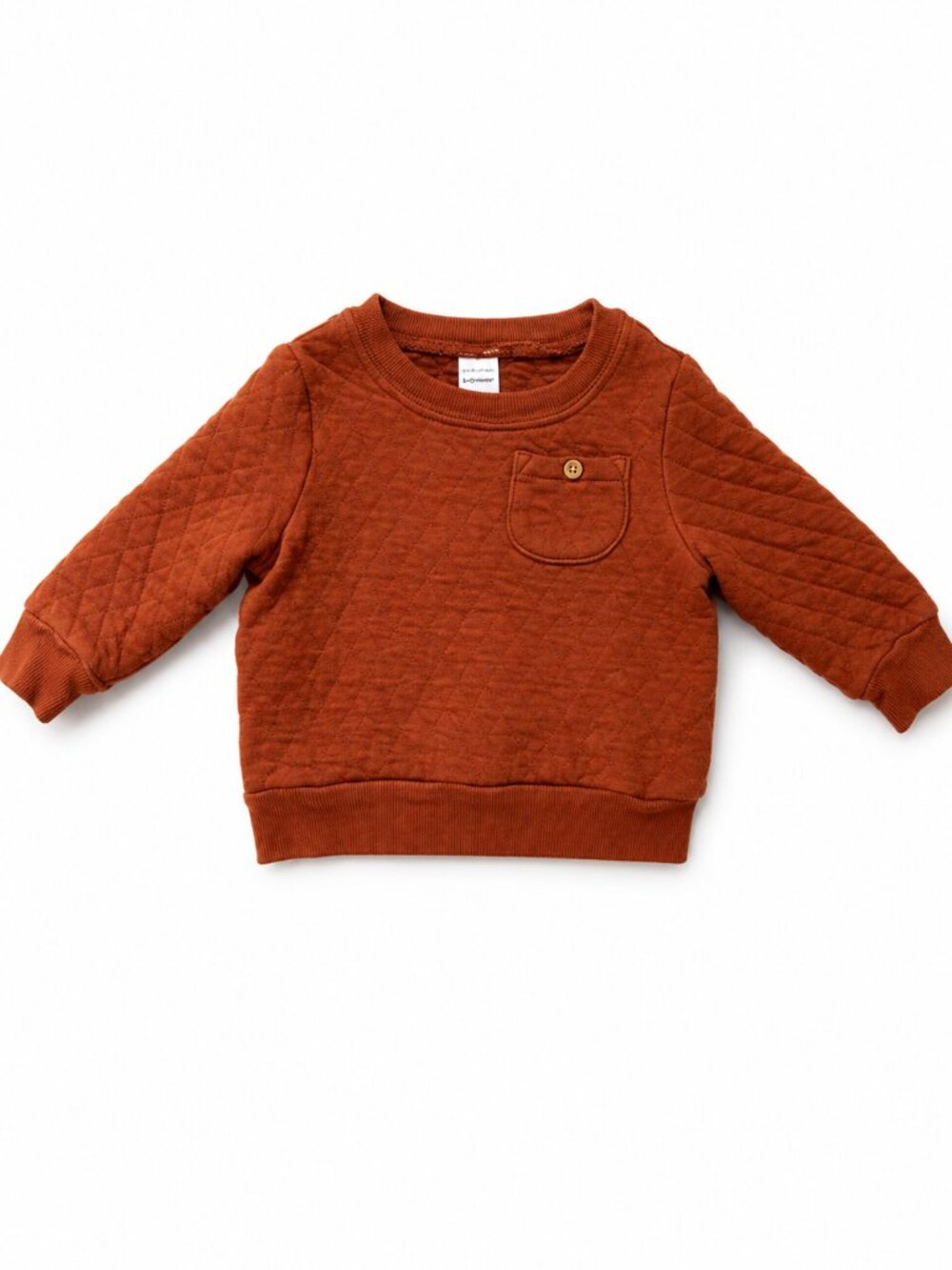 Carter’s Rust Quilted Pullover Sweatshirt – 6M